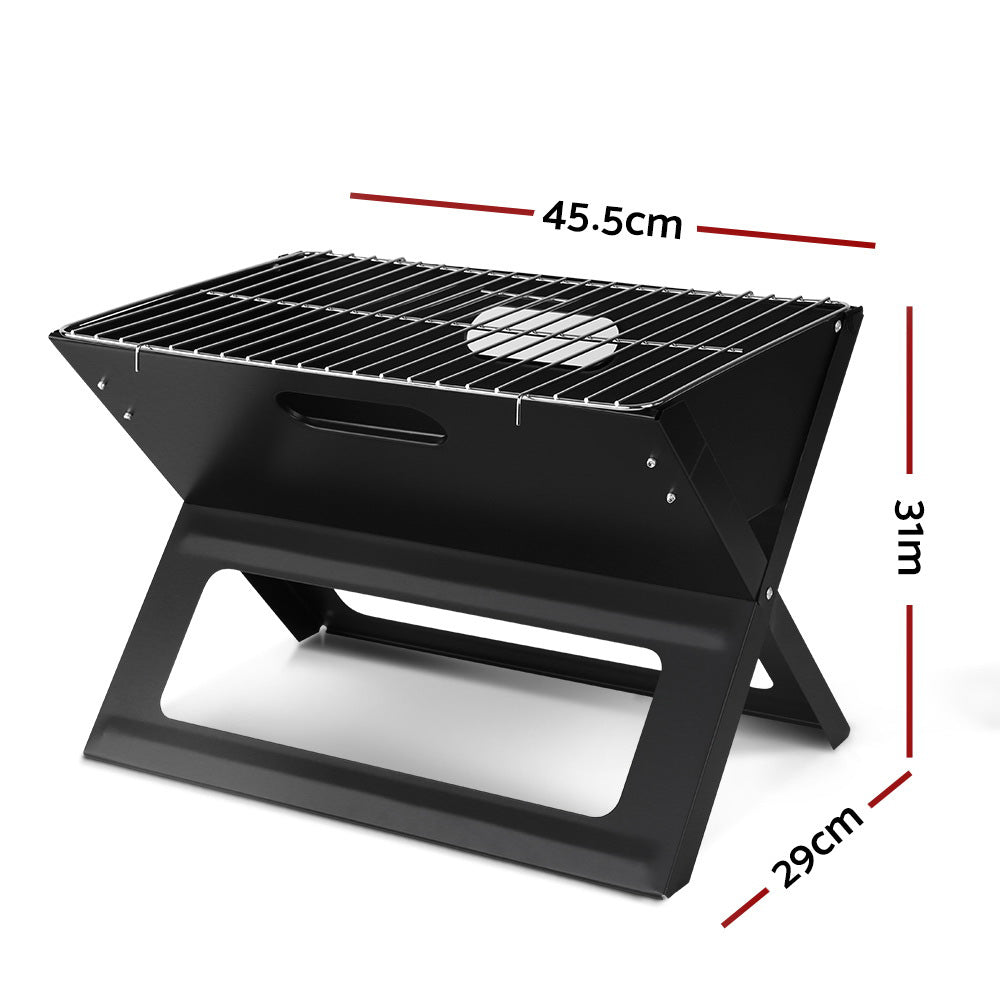 Grillz Portable Folding Charcoal BBQ