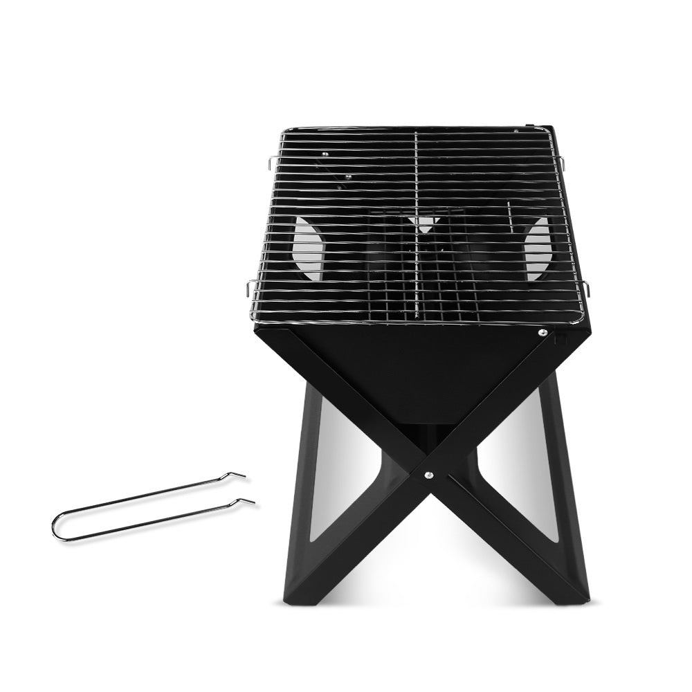 Grillz Portable Folding Charcoal BBQ