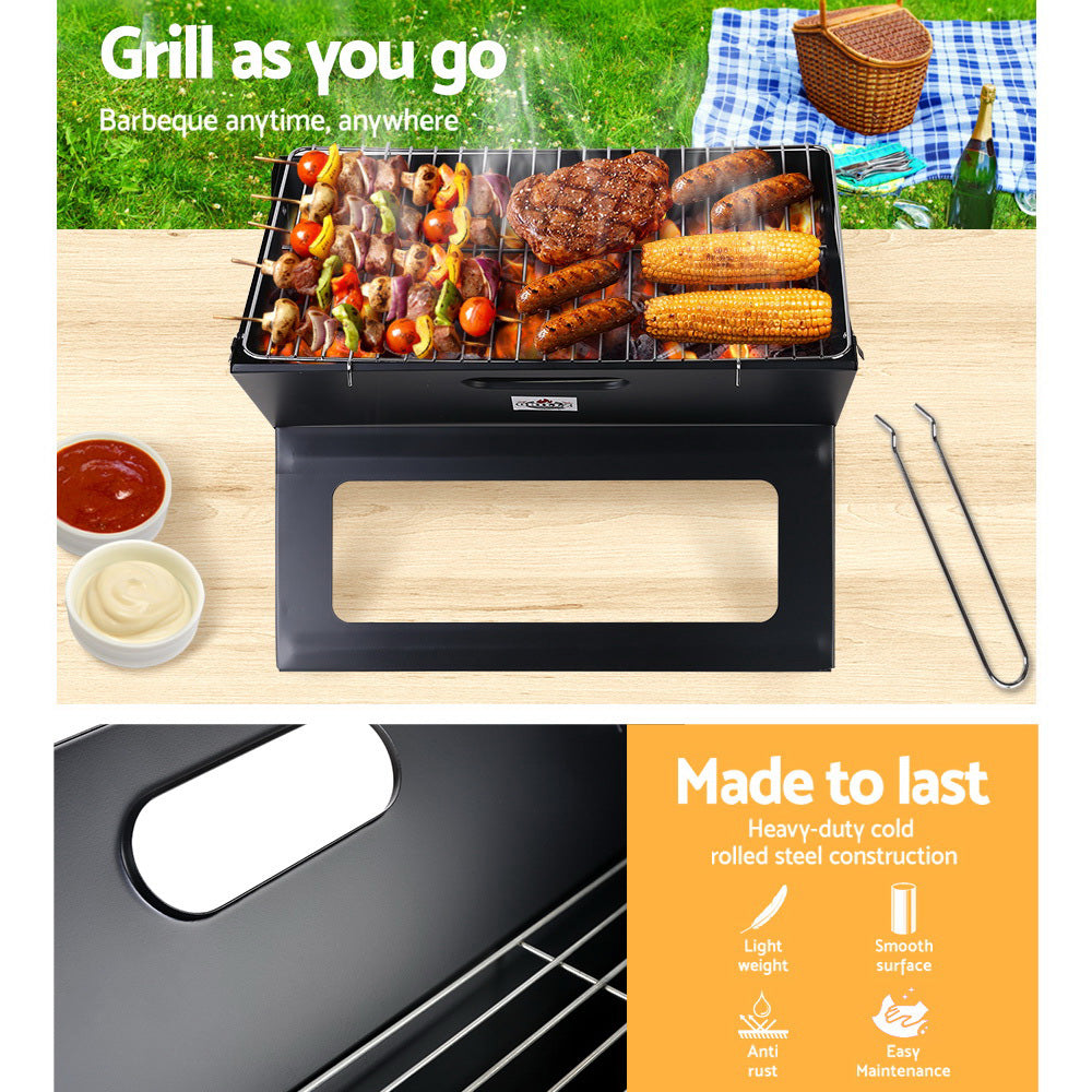 Grillz Portable Folding Charcoal BBQ