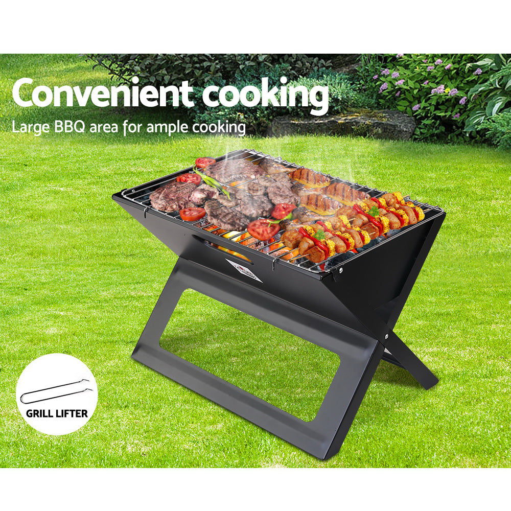 Grillz Portable Folding Charcoal BBQ