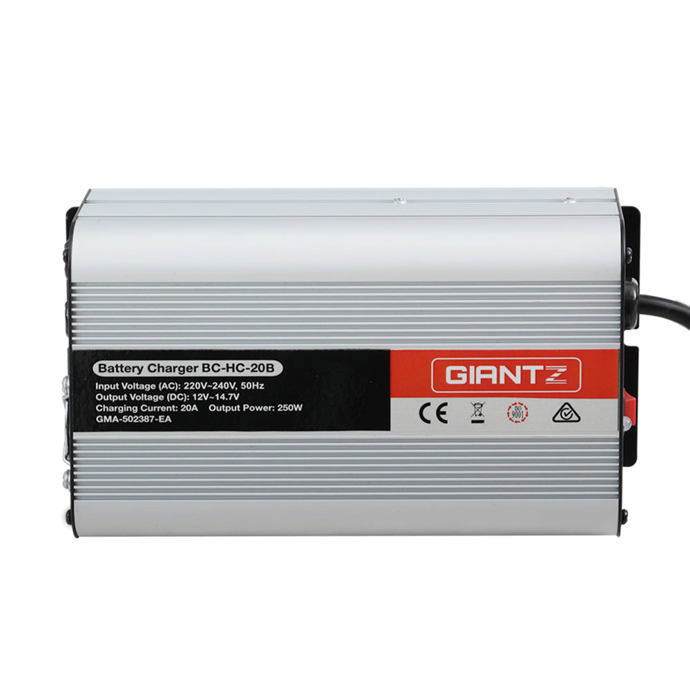 Giantz 20A 12V Smart Battery Charger