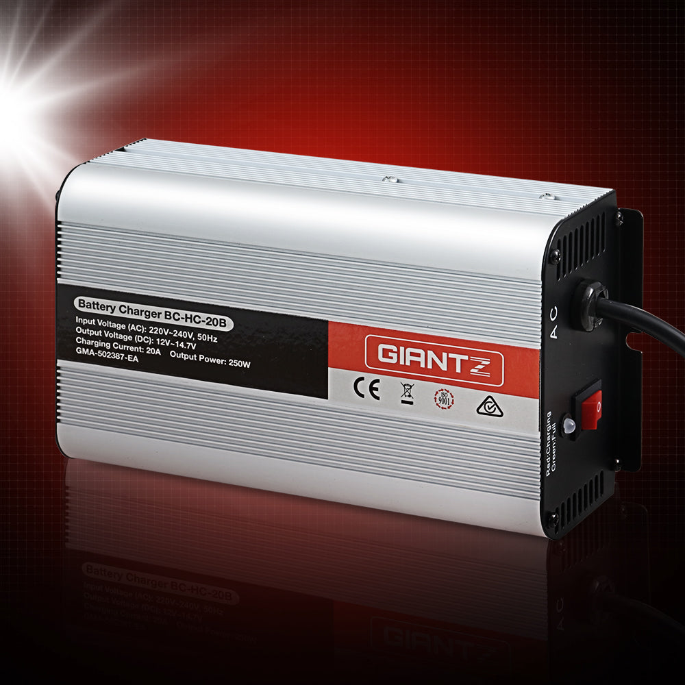 Giantz 20A 12V Smart Battery Charger