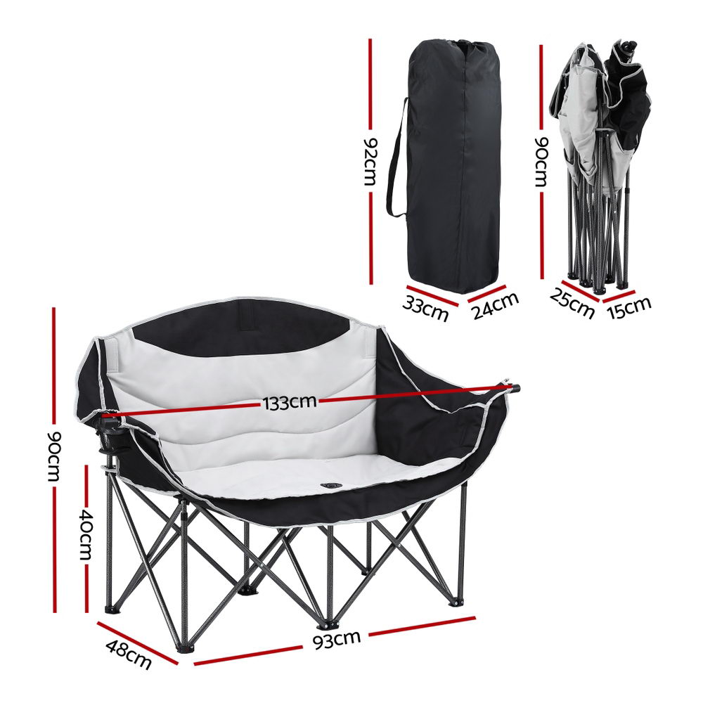 Weisshorn Double Moon Chair – 240 kg