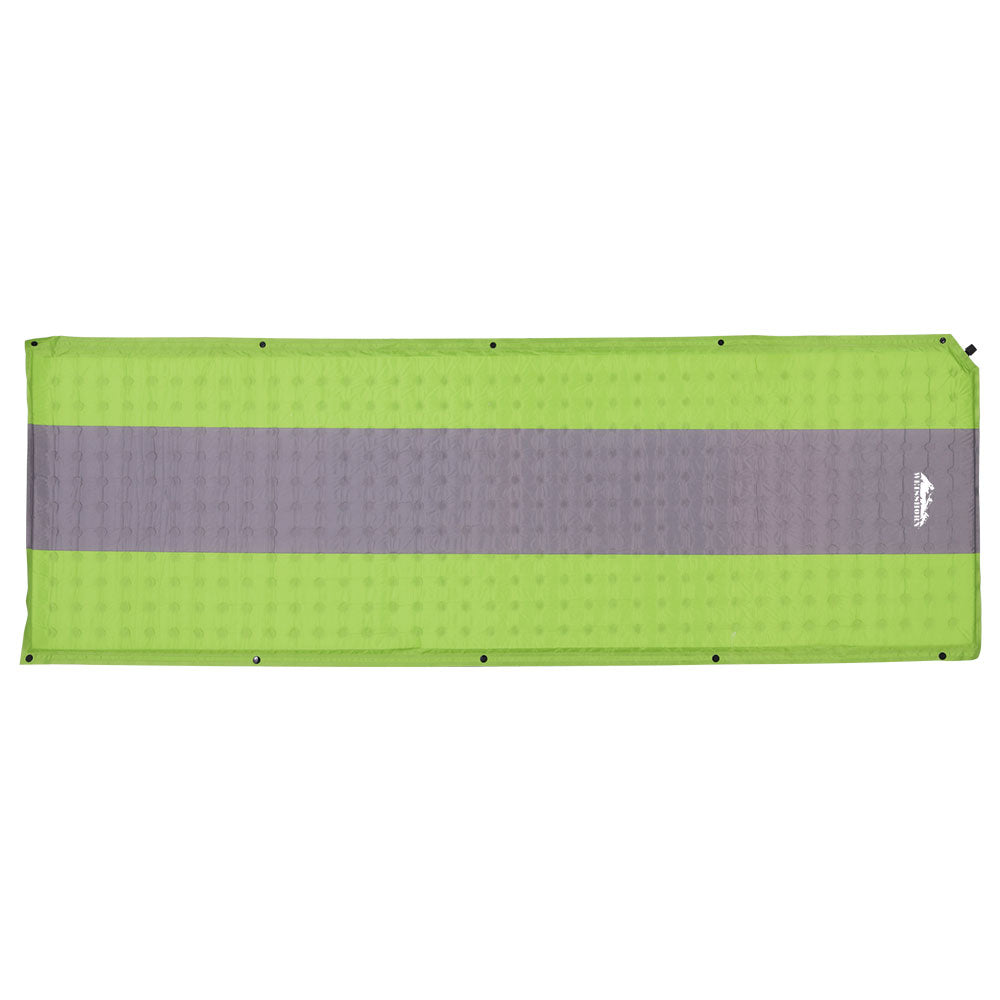 Weisshorn Single Self-Inflating Sleeping Mat – Green