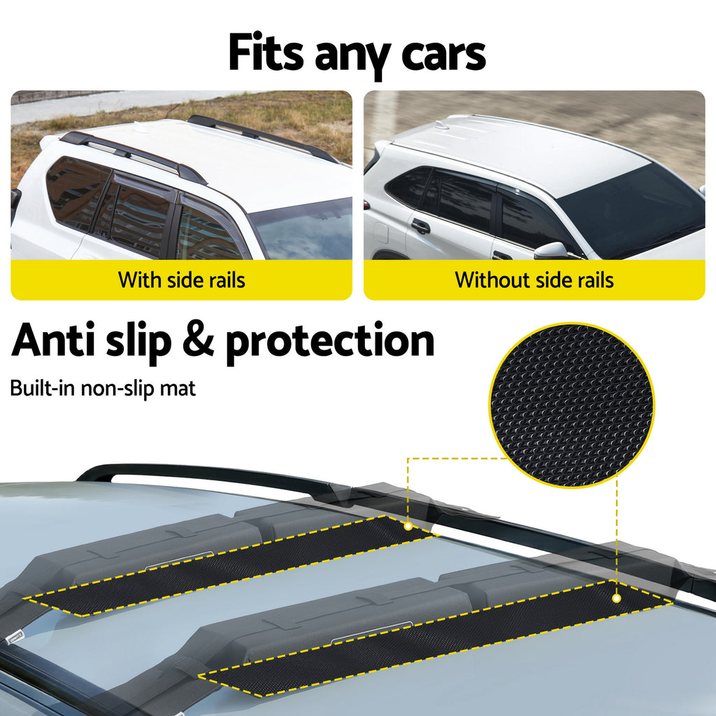 GIANTZ Universal Soft Roof Rack Pads – 80kg