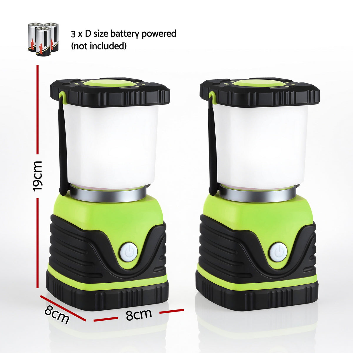 Weisshorn 1000LM LED Camping Lanterns – 2 Pack