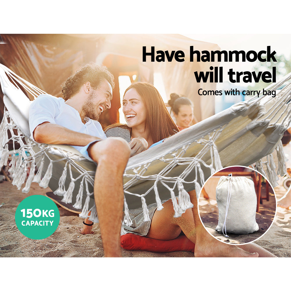 Gardeon Tassel Hammock Bed