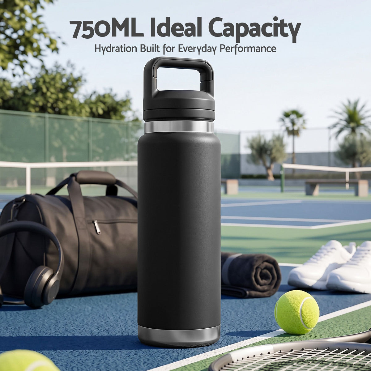 Everfit 750ml Insulated Stainless Steel Water Bottle