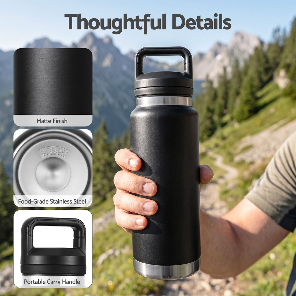 Everfit 750ml Insulated Stainless Steel Water Bottle