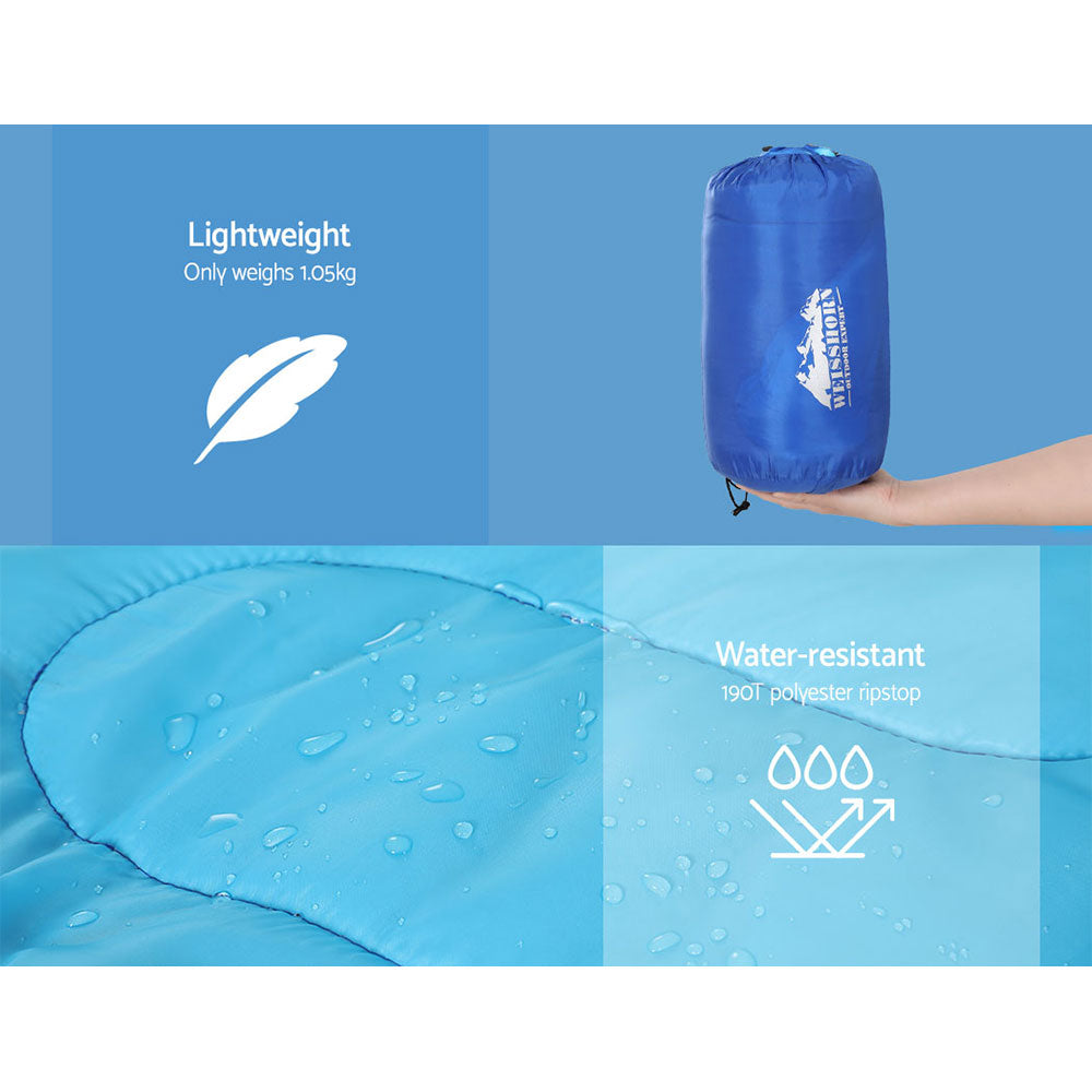 Weisshorn Kids Thermal Sleeping Bag 172cm – Blue