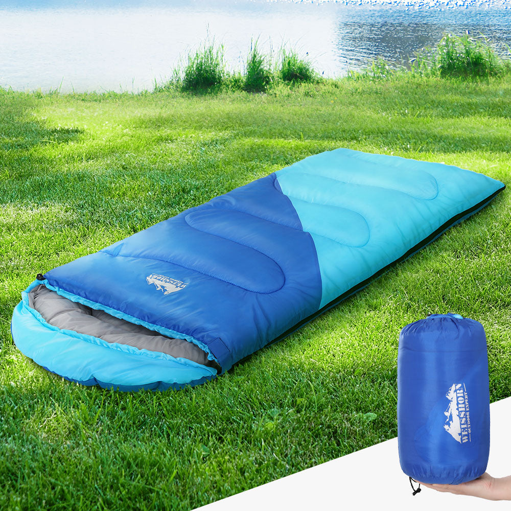 Weisshorn Kids Thermal Sleeping Bag 172cm – Blue