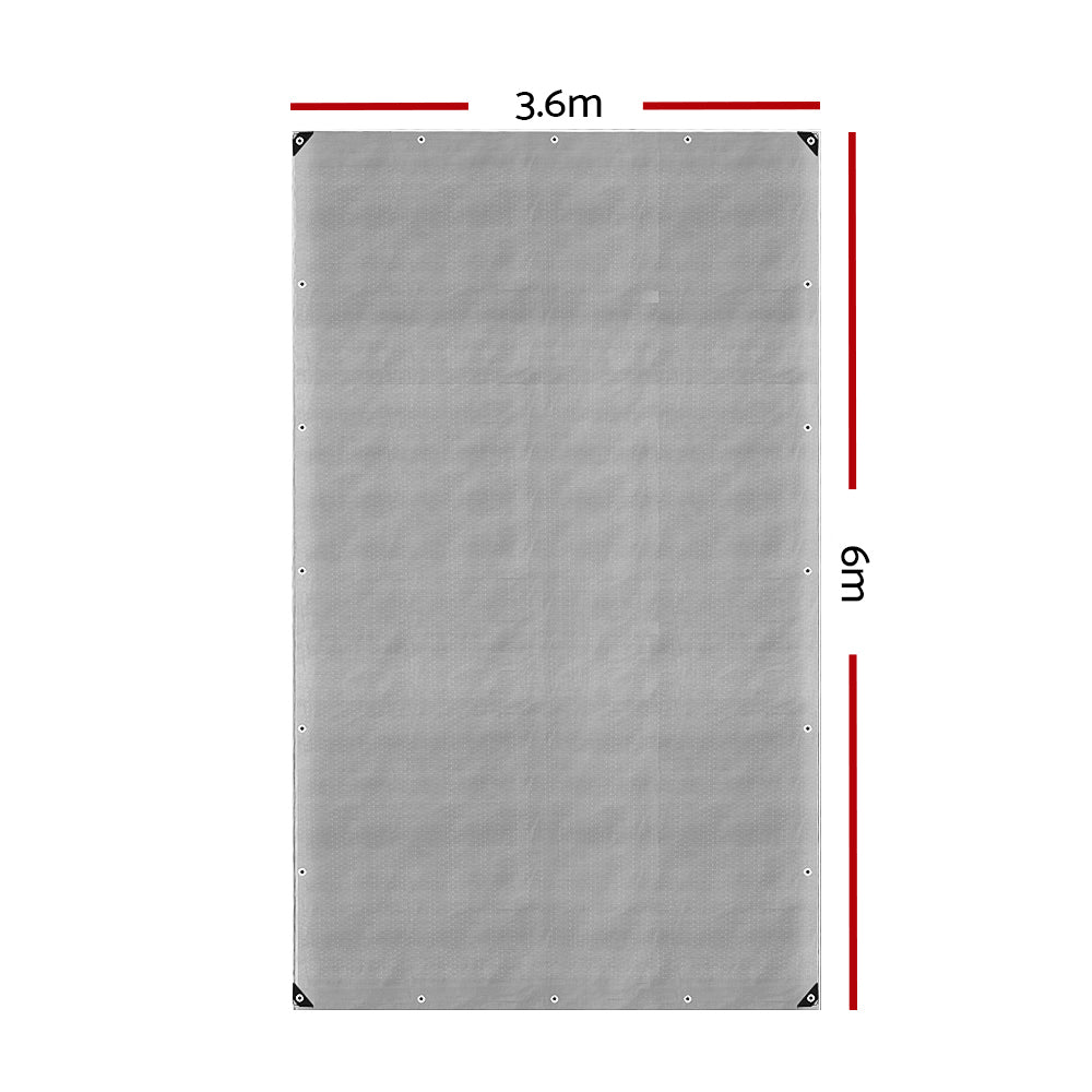 Instahut Heavy Duty Tarp – 3.6 x 6m