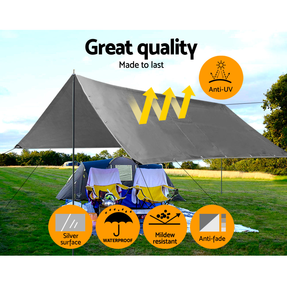 Instahut Heavy Duty Tarp – 3.6 x 6m