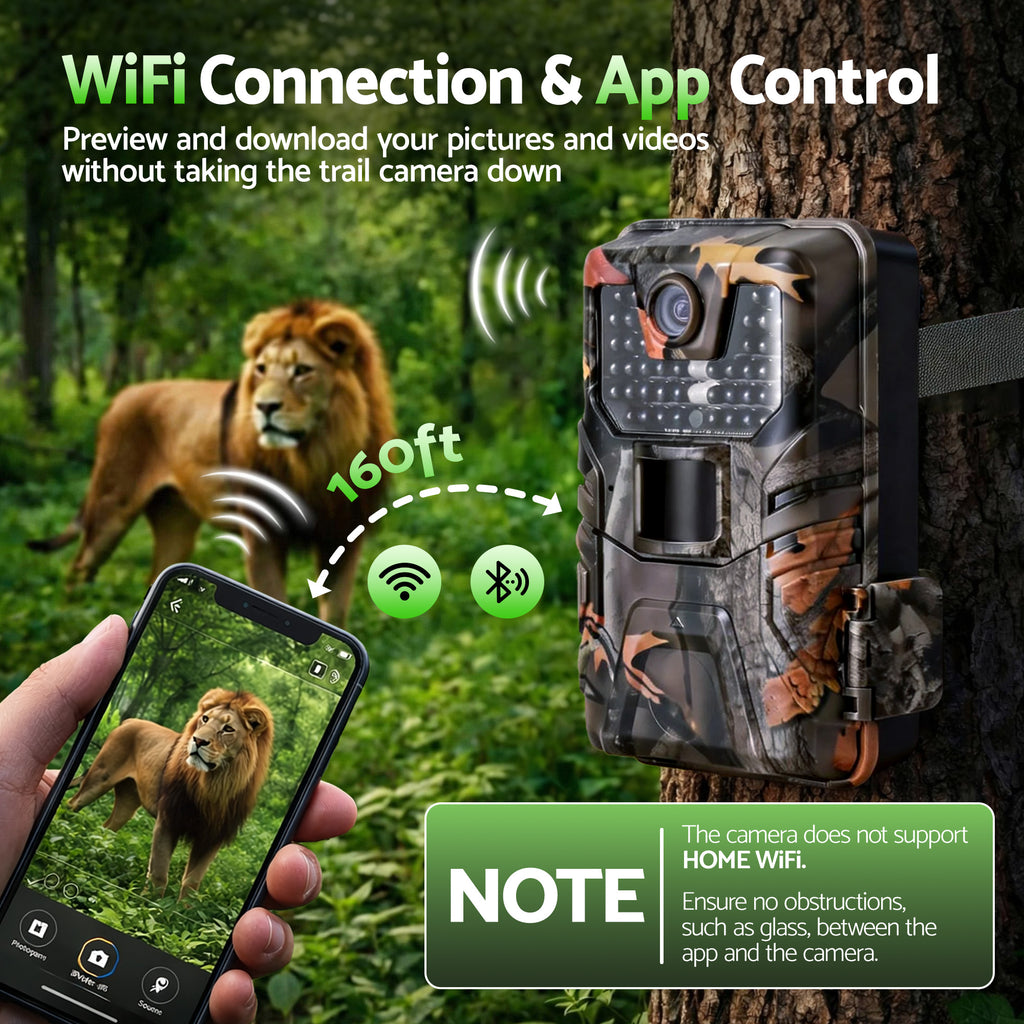 UL-TECH 4K WiFi Trail Camera – Camo
