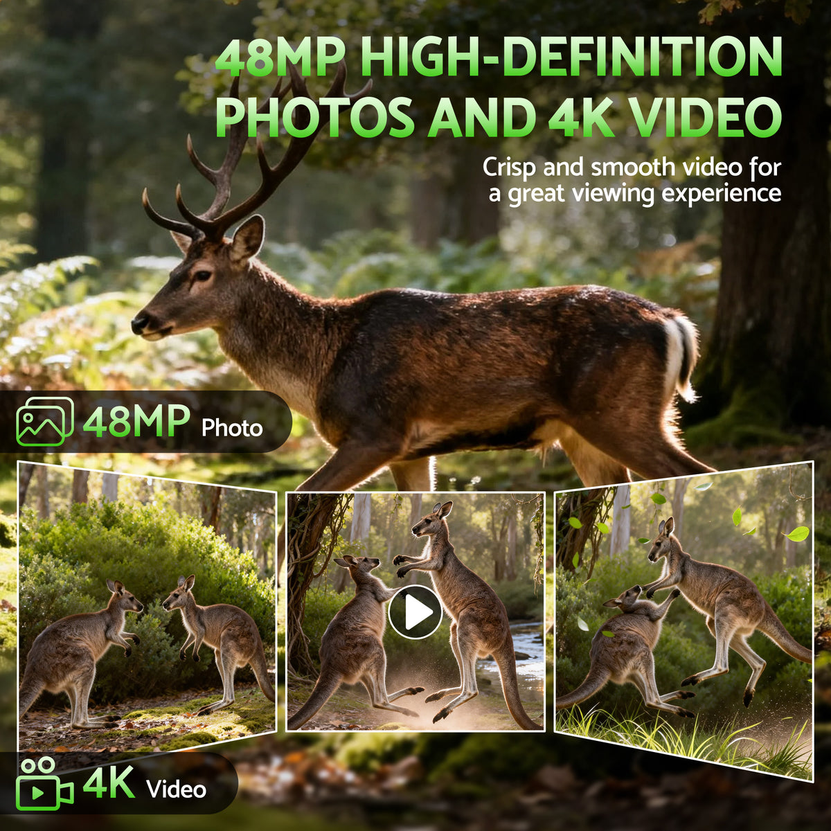 UL-TECH 4K WiFi Trail Camera – Camo