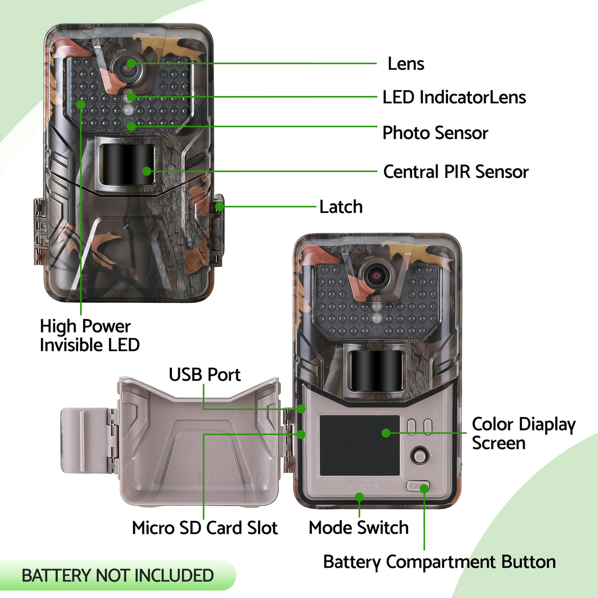 UL-TECH 4K WiFi Trail Camera – Camo