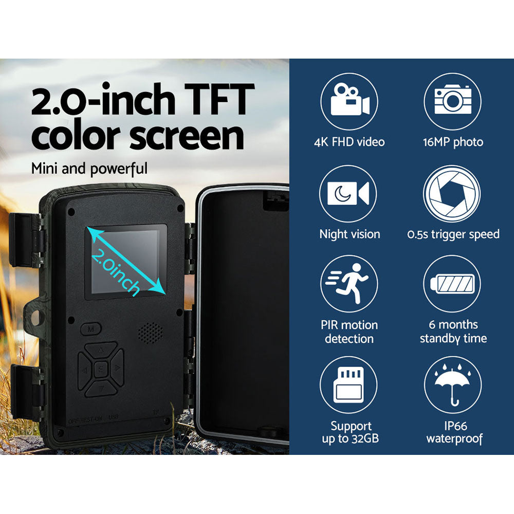 UL-TECH 4K Trail Camera with Night Vision