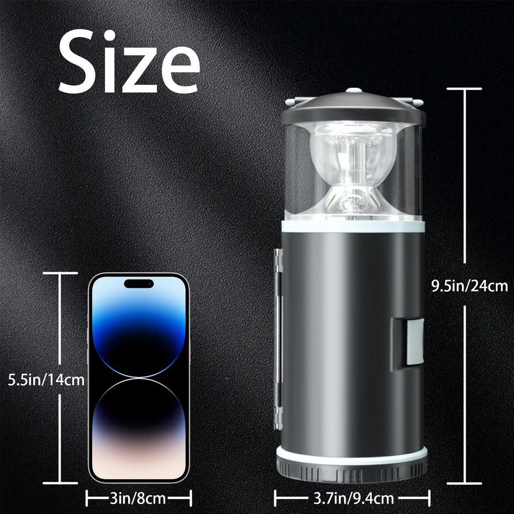 2-in-1 LED Lantern with 15-Piece Tool Kit