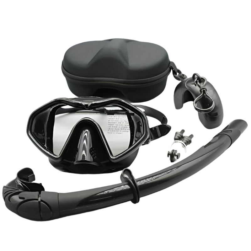 Anti-Fog Snorkel Mask & Dry Snorkel Set