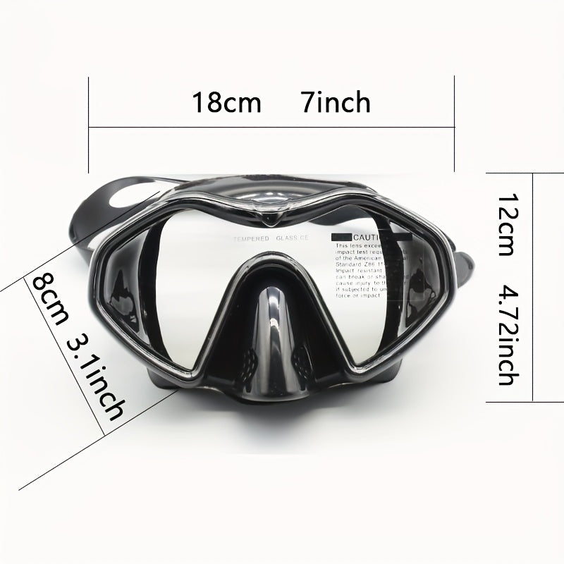 Anti-Fog Snorkel Mask & Dry Snorkel Set