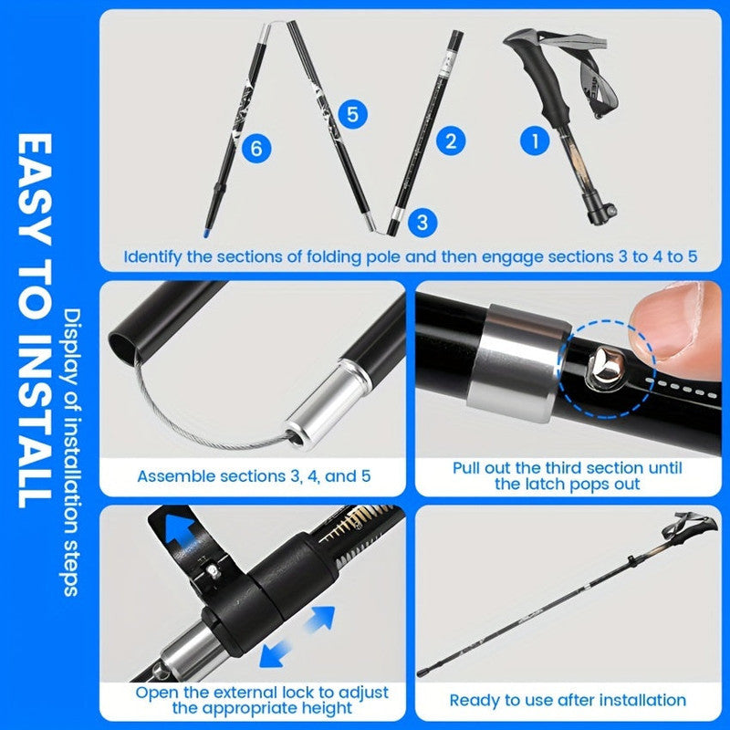 Aluminium Trekking Poles – Pair