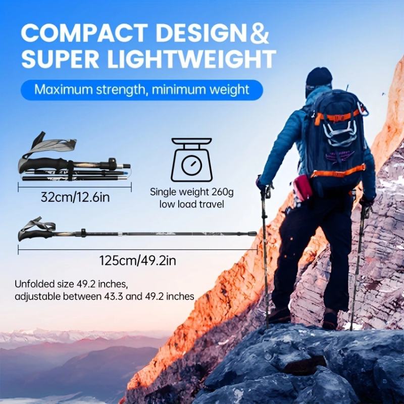 Aluminium Trekking Poles – Pair
