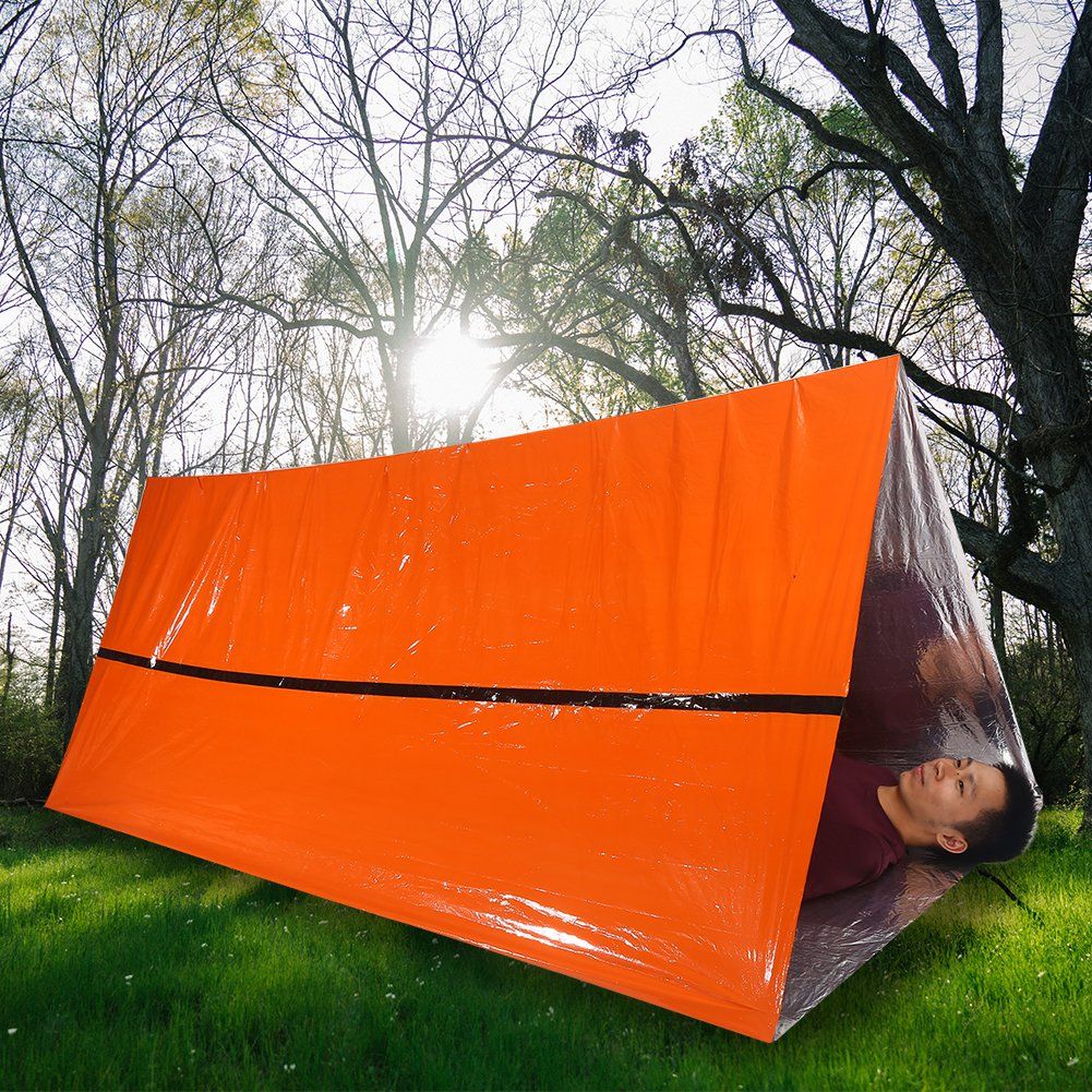 2-Person Emergency Tube Tent Survival Shelter