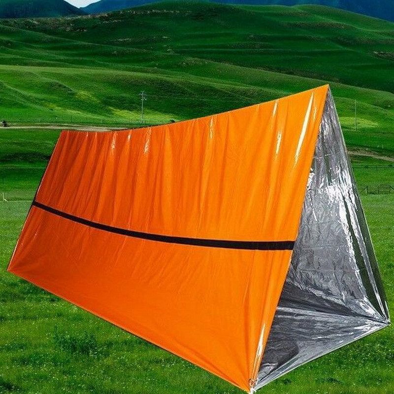2-Person Emergency Tube Tent Survival Shelter