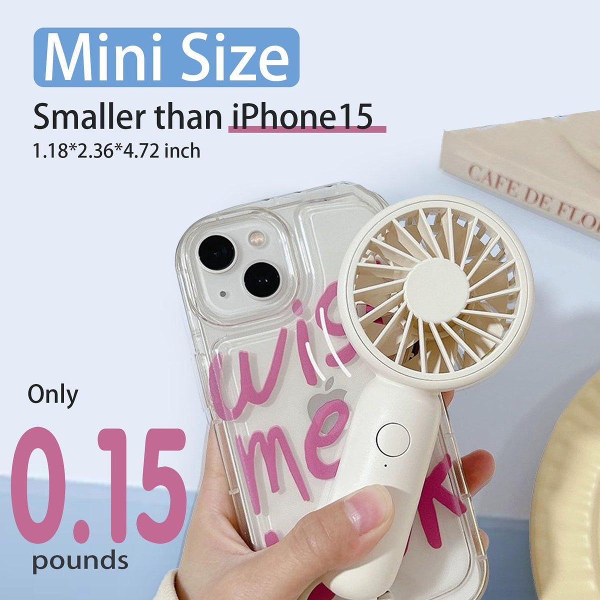 Rechargeable Mini Handheld Fan