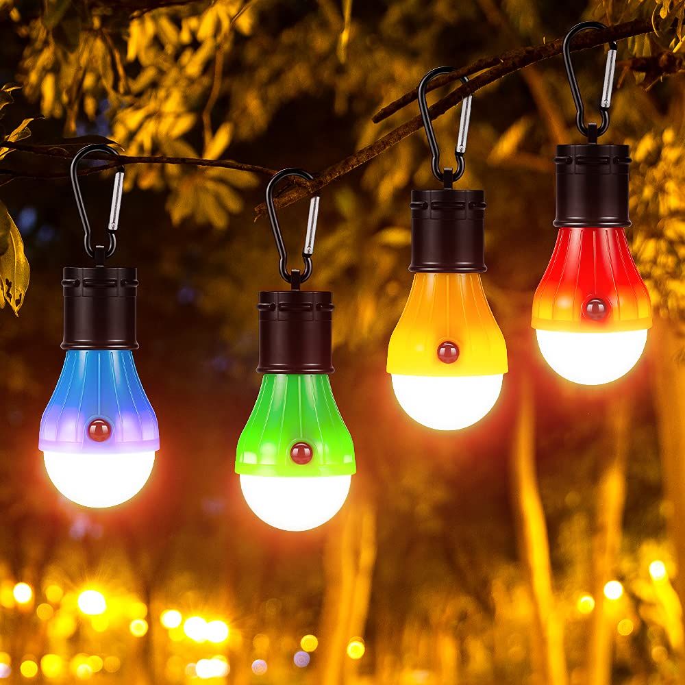 Clip-On LED Tent Lights – 4 Pack