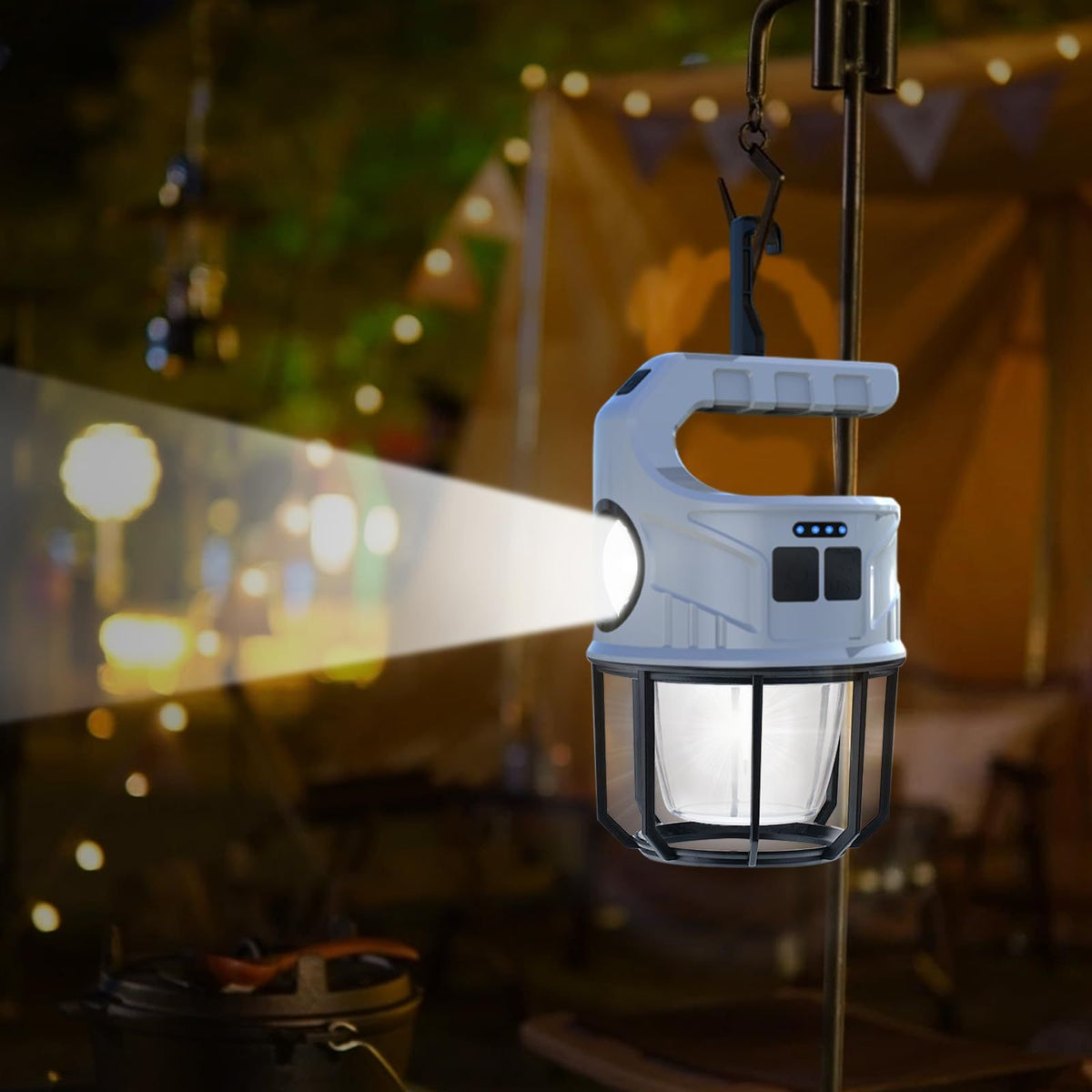 Solar & USB Rechargeable Camping Lantern