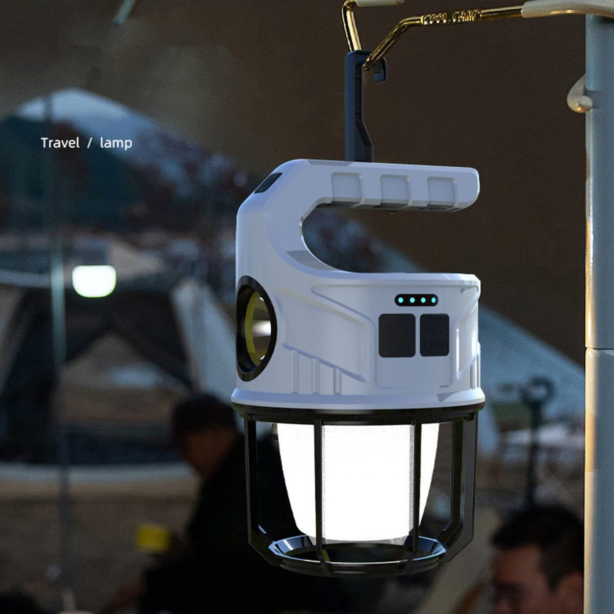 Solar & USB Rechargeable Camping Lantern