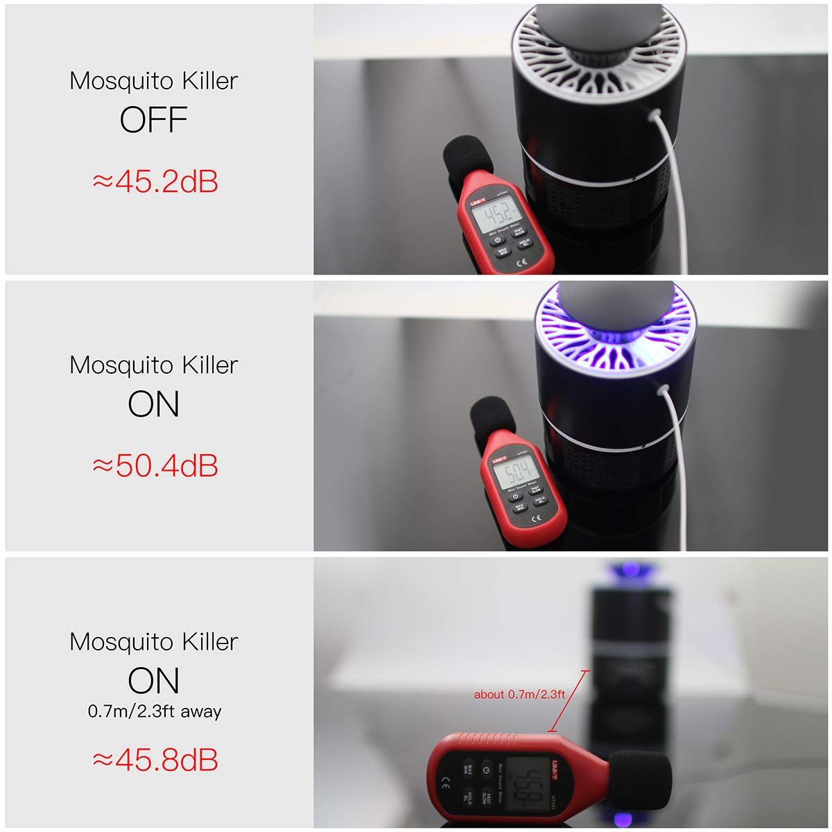 Rechargeable LED Bug Zapper Lantern