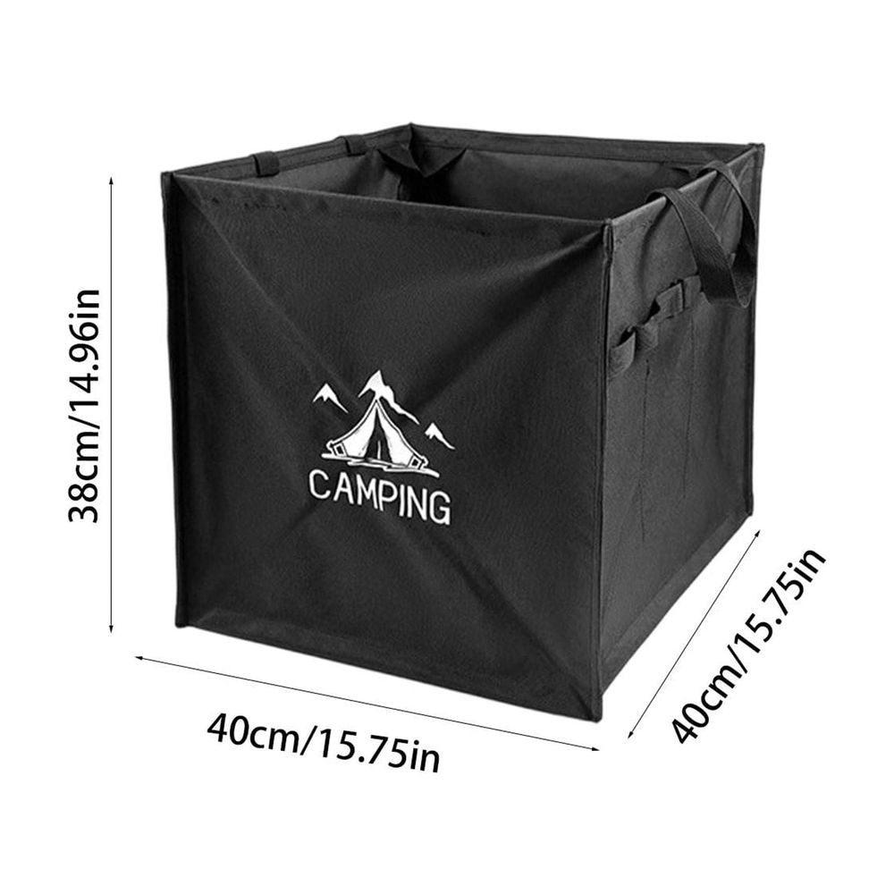 Foldable Camping Storage Bin with Handles