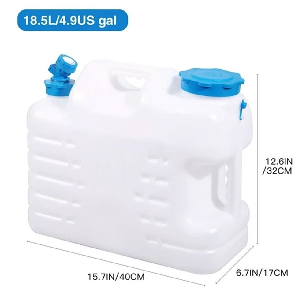 18.5L Portable Water Container with Tap