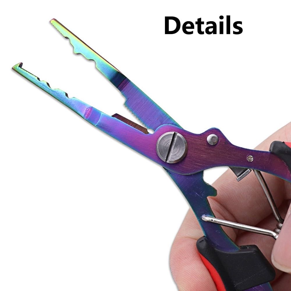 Stainless Steel Fish Lip Gripper Pliers with Lanyard & Sheath