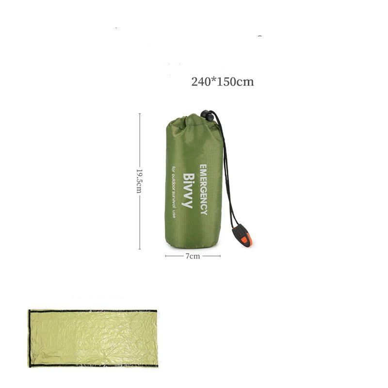 Emergency Thermal Bivvy Bags – 3 Pack with Whistle