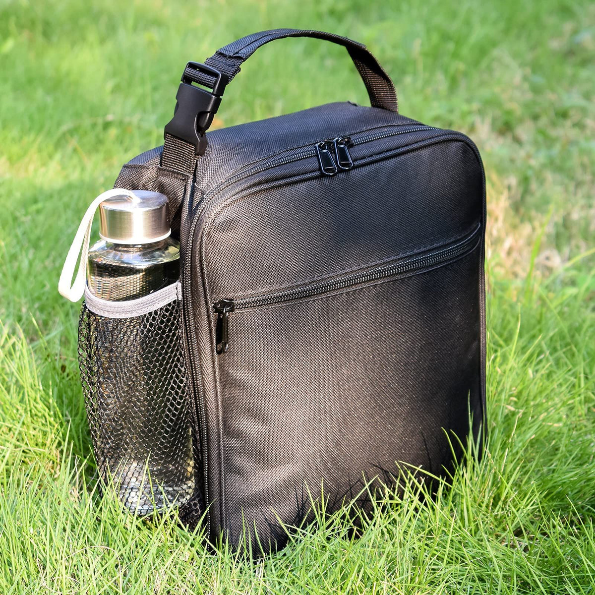 Leakproof Insulated Lunch Cooler Bag – Black