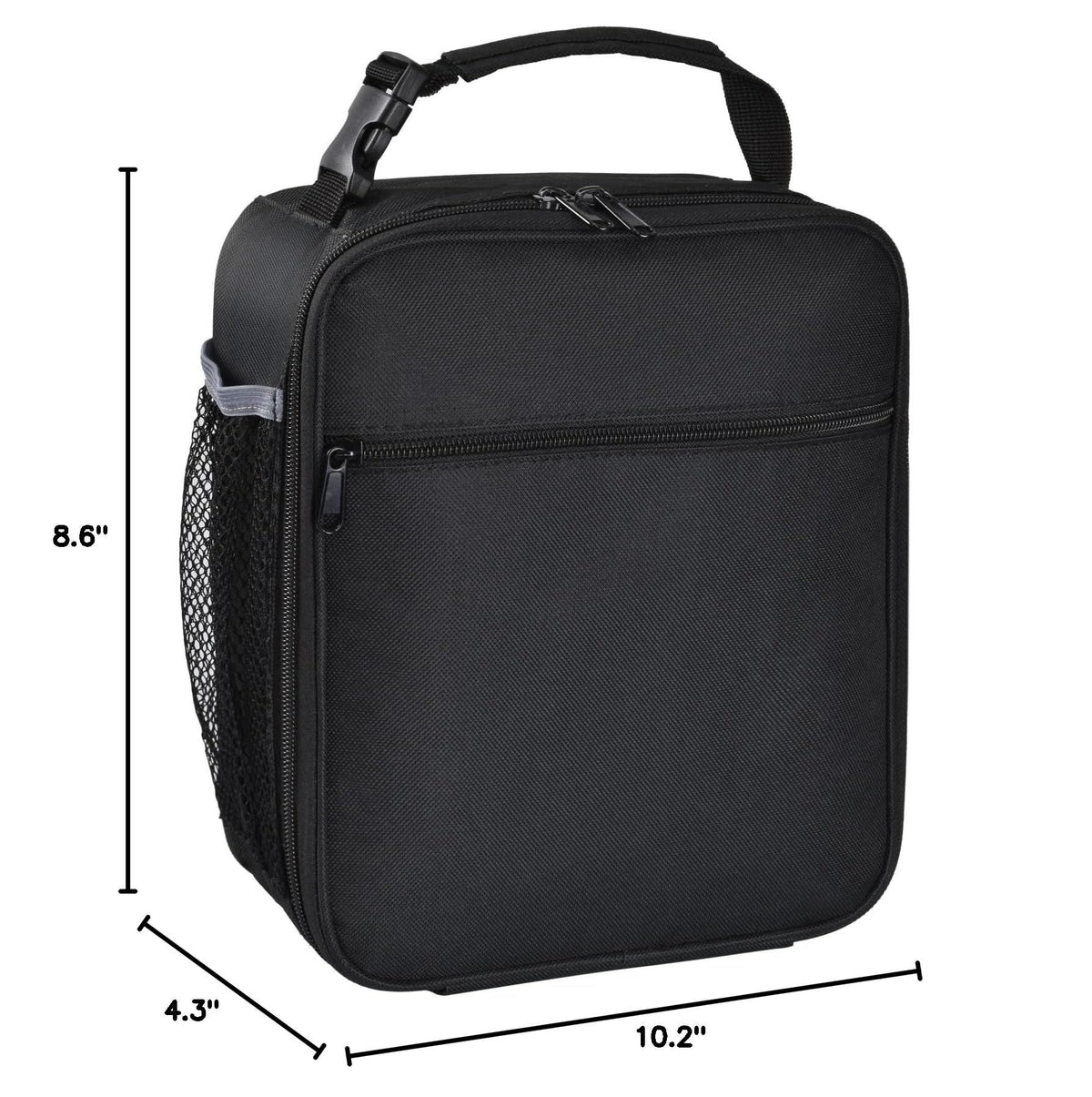 Leakproof Insulated Lunch Cooler Bag – Black