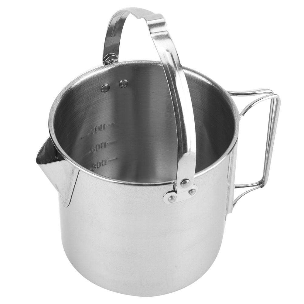 Stainless Steel Camping Kettle Pot