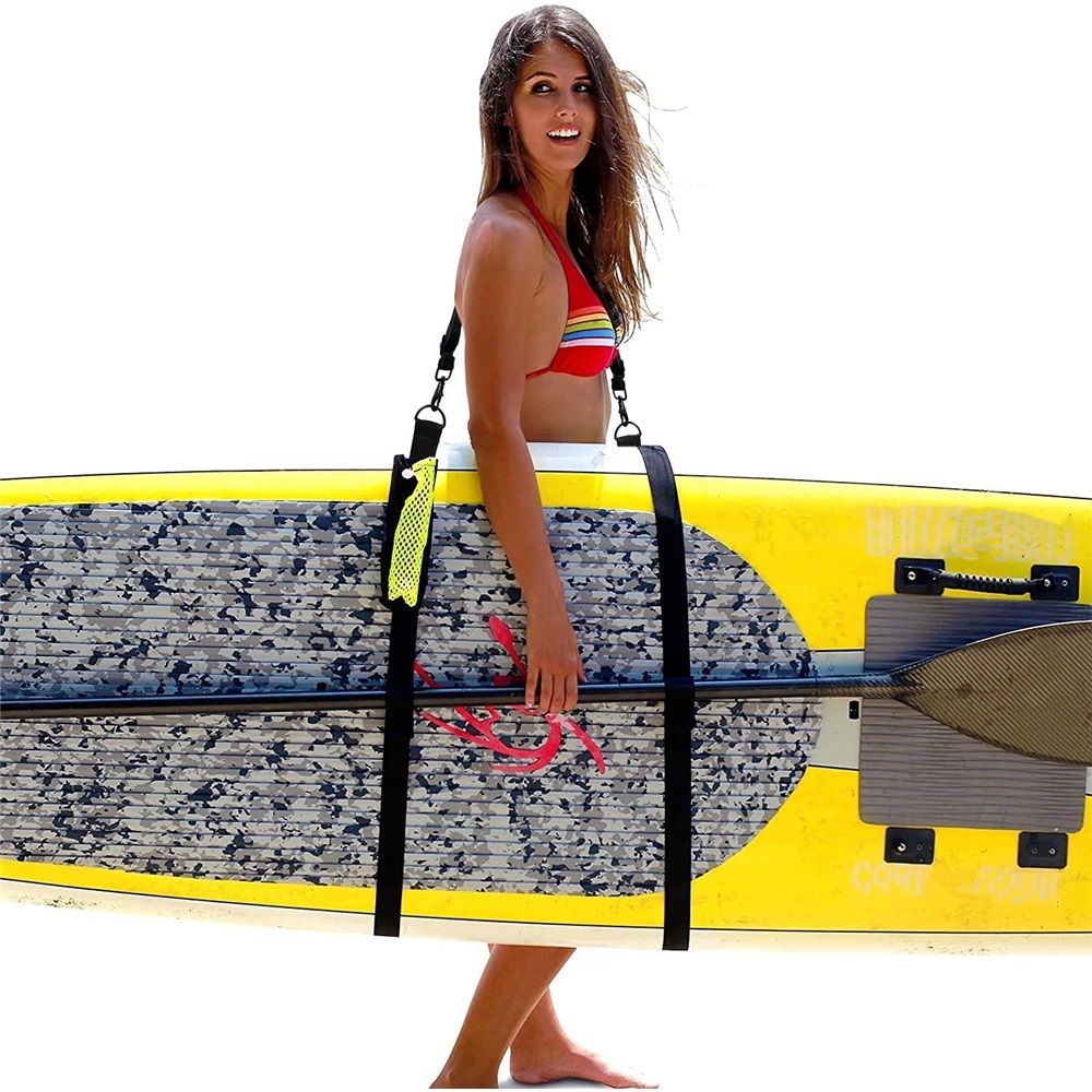 Paddle Board Carry Strap with Cup Sleeve