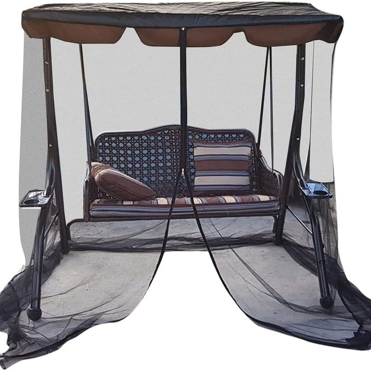 Patio Swing Mosquito Net Cover – 3 Seater