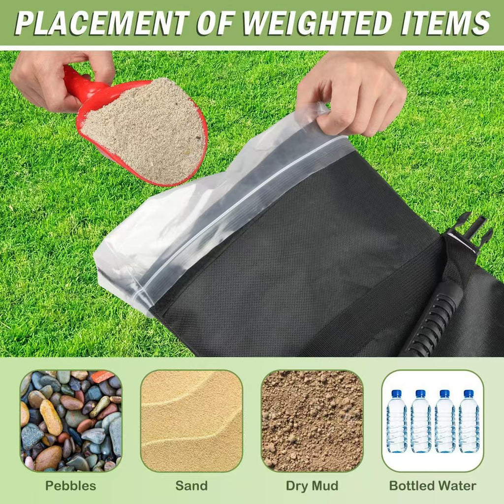 Fillable Umbrella Base Sandbags – 2 Pack
