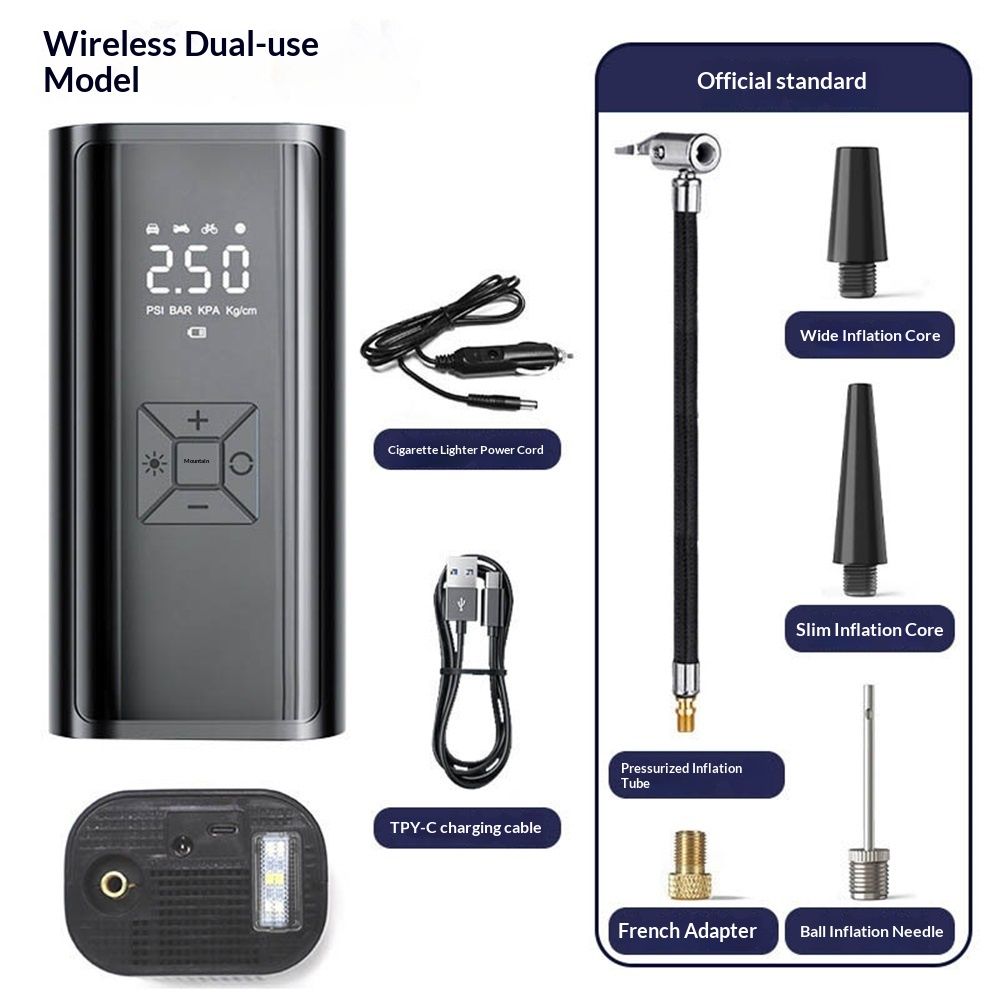 Cordless 150PSI Tyre Inflator with Display