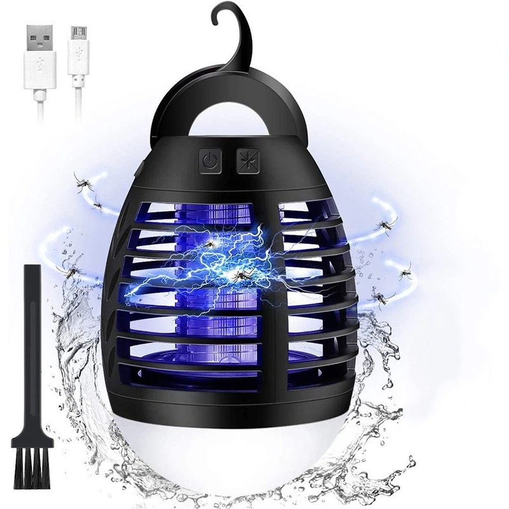 Rechargeable 2-in-1 Bug Zapper Lantern – IP66