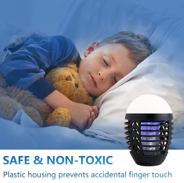 Rechargeable 2-in-1 Bug Zapper Lantern – IP66