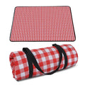 Water-Resistant Folding Picnic Blanket – Red