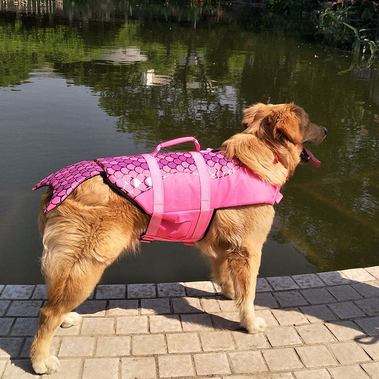 Dog Life Jacket with Rescue Handle – Small
