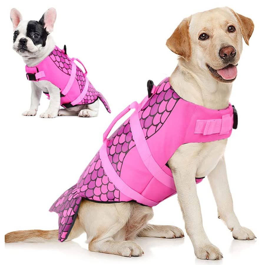 Dog Life Jacket with Rescue Handle – Small