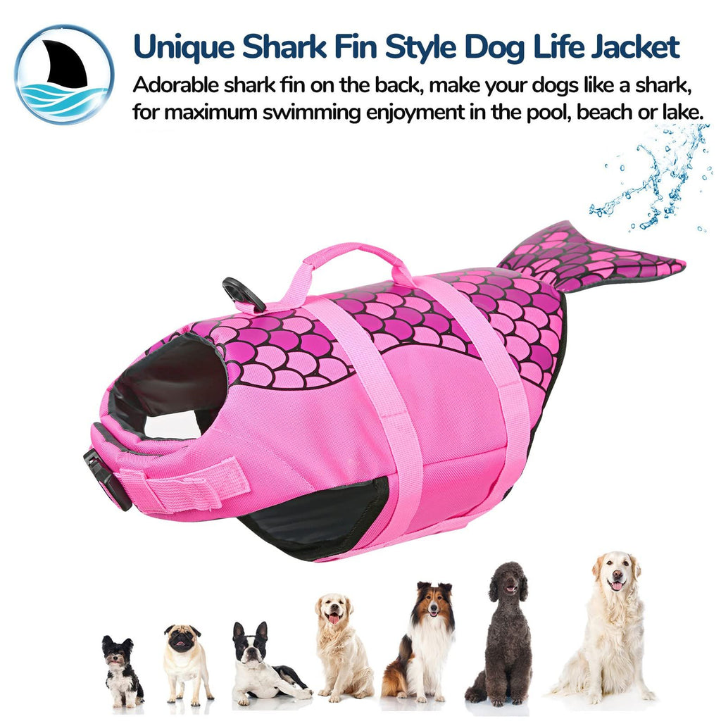 Dog Life Jacket with Rescue Handle – Small
